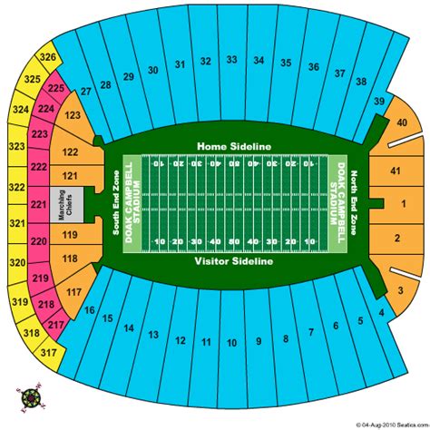 doak campbell stadium seating chart